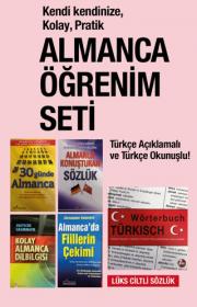 Almanca Öğrenim Seti (4 Kitap + 1 Sözlük) Türkçe Açıklamalı